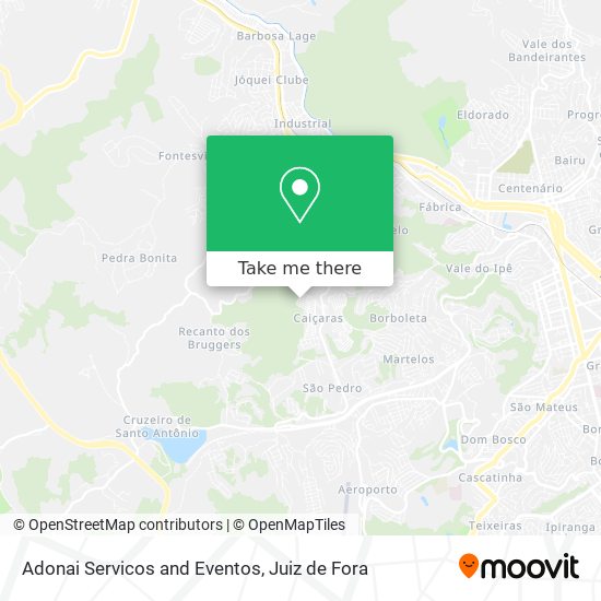 Adonai Servicos and Eventos map