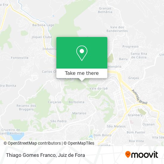 Thiago Gomes Franco map