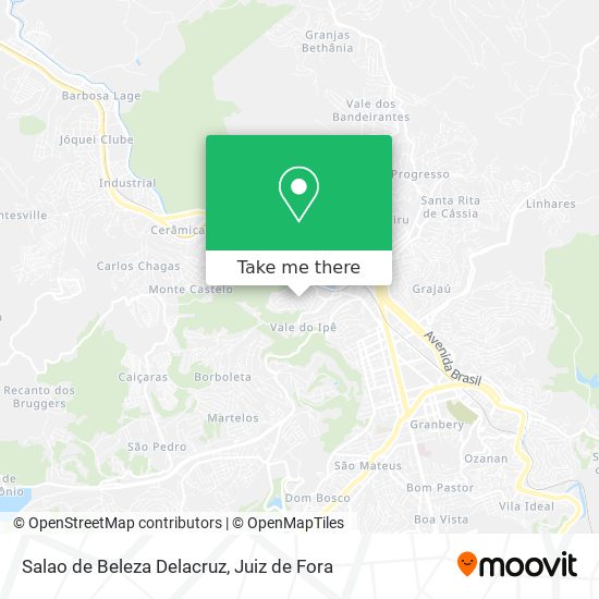 Salao de Beleza Delacruz map