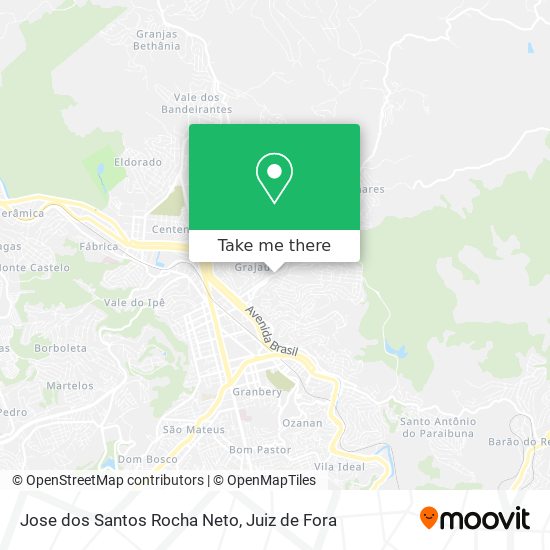Jose dos Santos Rocha Neto map