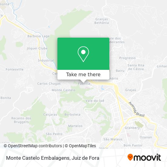 Monte Castelo Embalagens map
