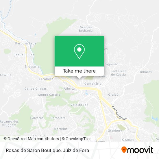 Rosas de Saron Boutique map