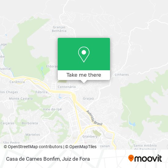 Mapa Casa de Carnes Bonfim