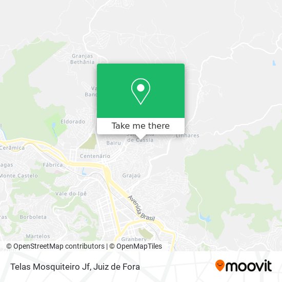 Telas Mosquiteiro Jf map
