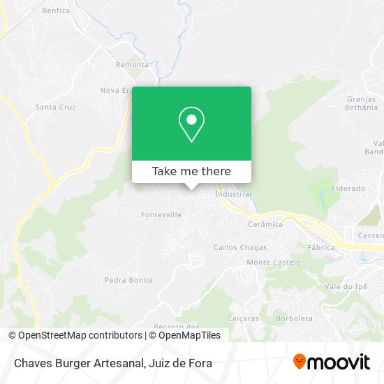 Chaves Burger Artesanal map