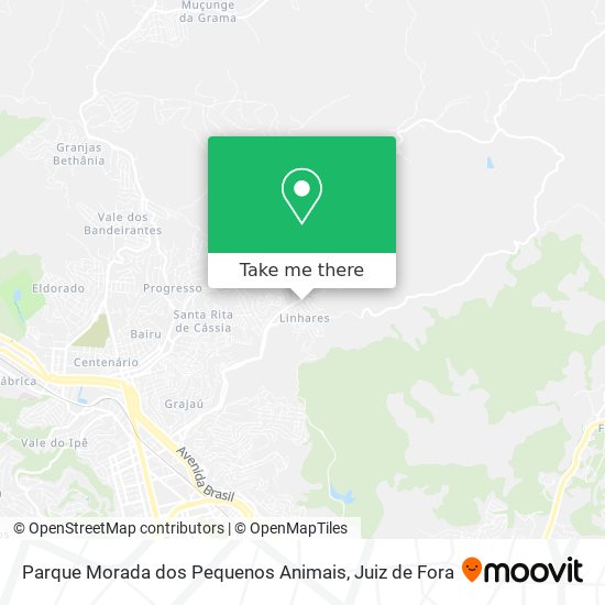 Parque Morada dos Pequenos Animais map