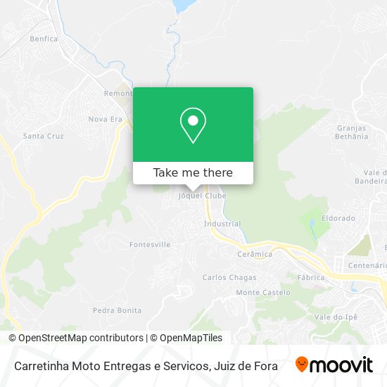 Carretinha Moto Entregas e Servicos map
