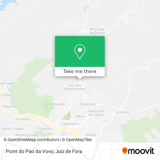 Point do Pao da Vovo map