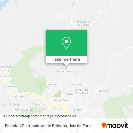 Escadao Distribuidora de Bebidas map