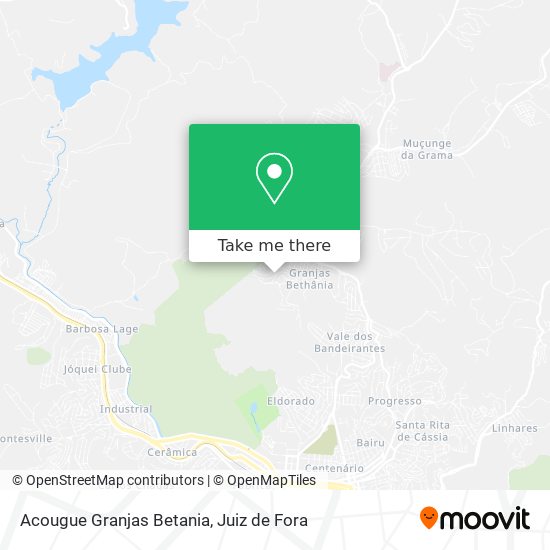 Acougue Granjas Betania map