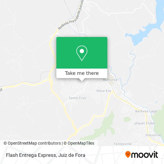 Flash Entrega Express map