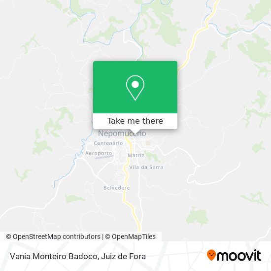 Vania Monteiro Badoco map