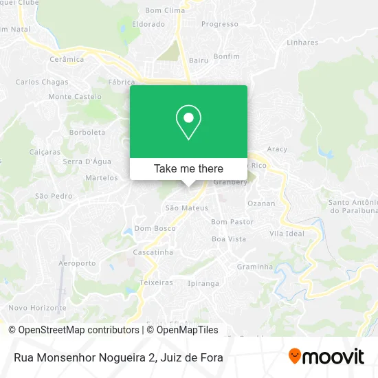 Rua Monsenhor Nogueira 2 map