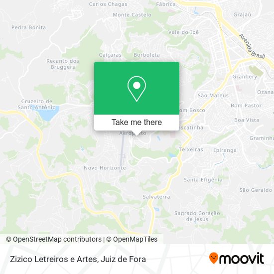 Zizico Letreiros e Artes map