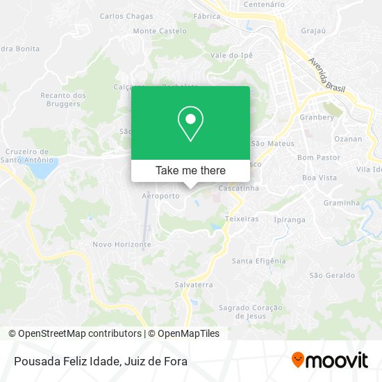 Pousada Feliz Idade map