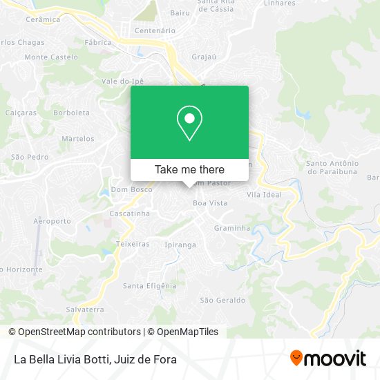 Mapa La Bella Livia Botti