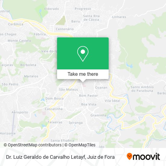 Mapa Dr. Luíz Geraldo de Carvalho Letayf