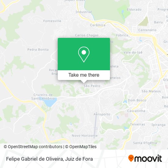 Felipe Gabriel de Oliveira map