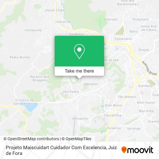 Projeto Maiscuidart Cuidador Com Excelencia map