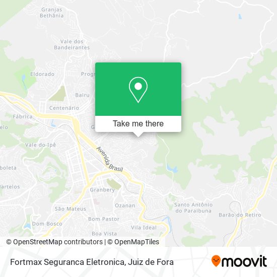 Mapa Fortmax Seguranca Eletronica