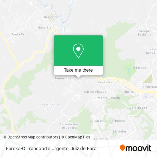 Eureka-O Transporte Urgente map