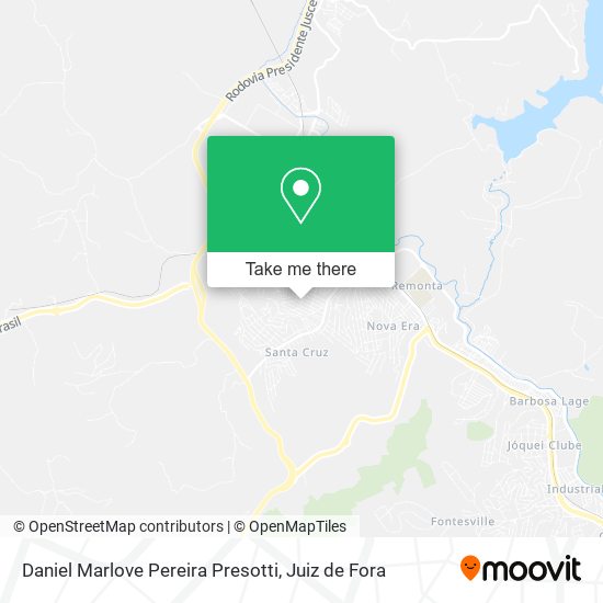 Daniel Marlove Pereira Presotti map