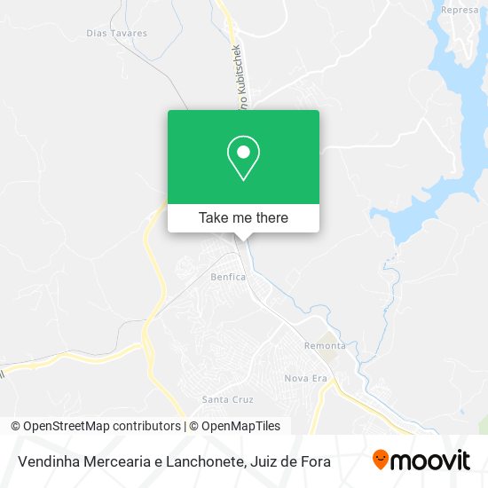 Vendinha Mercearia e Lanchonete map