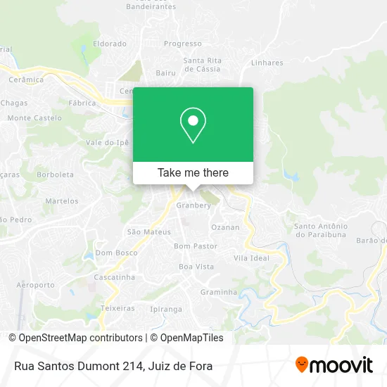 Rua Santos Dumont 214 map