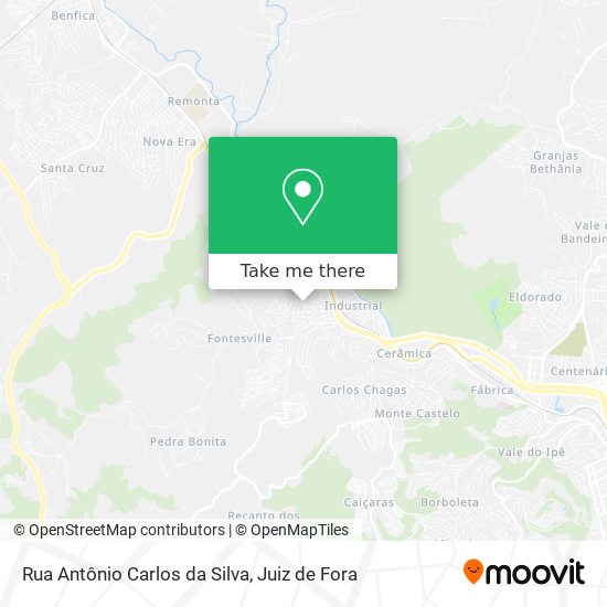 Rua Antônio Carlos da Silva map