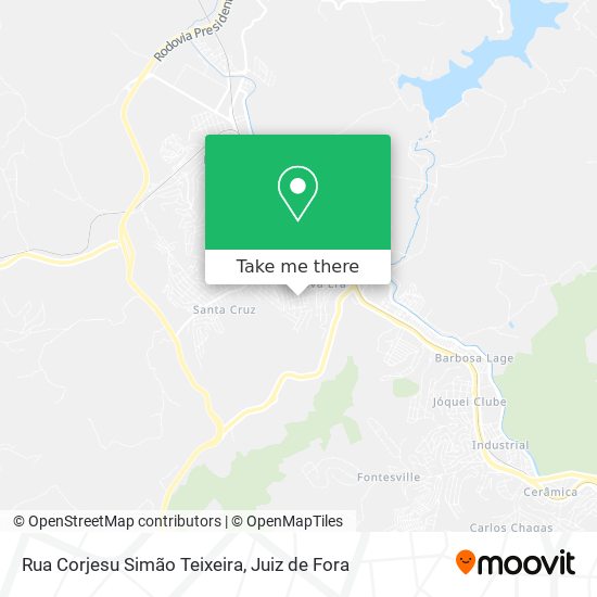 Rua Corjesu Simão Teixeira map