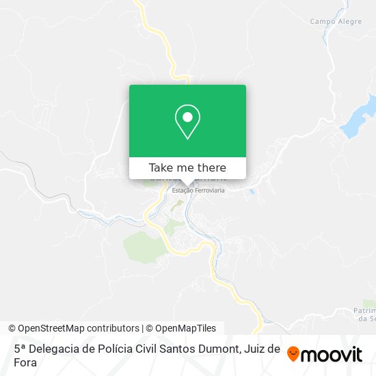 5ª Delegacia de Polícia Civil Santos Dumont map