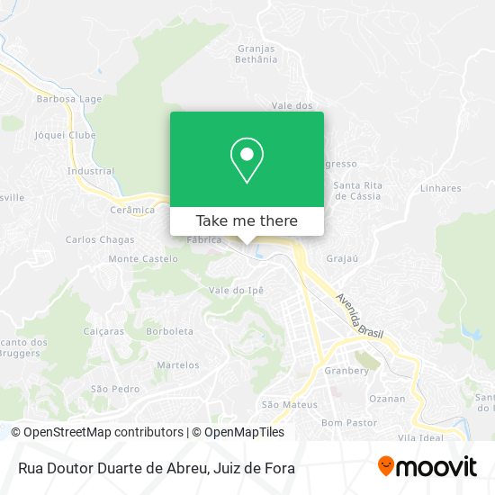 Mapa Rua Doutor Duarte de Abreu