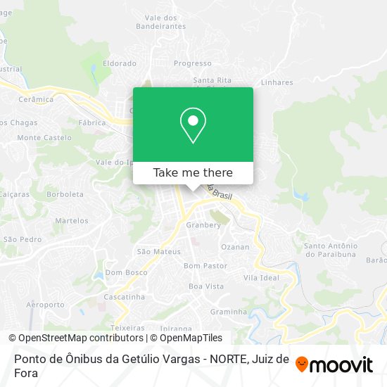 Ponto de Ônibus da Getúlio Vargas - NORTE map