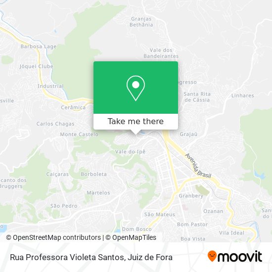 Rua Professora Violeta Santos map