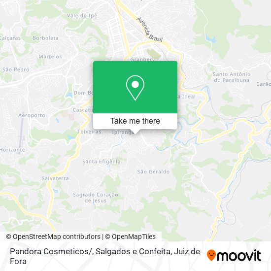 Pandora Cosmeticos / , Salgados e Confeita map
