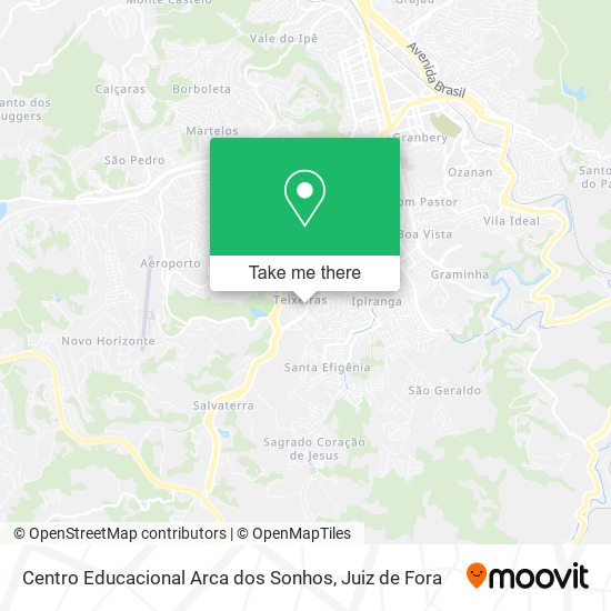 Centro Educacional Arca dos Sonhos map