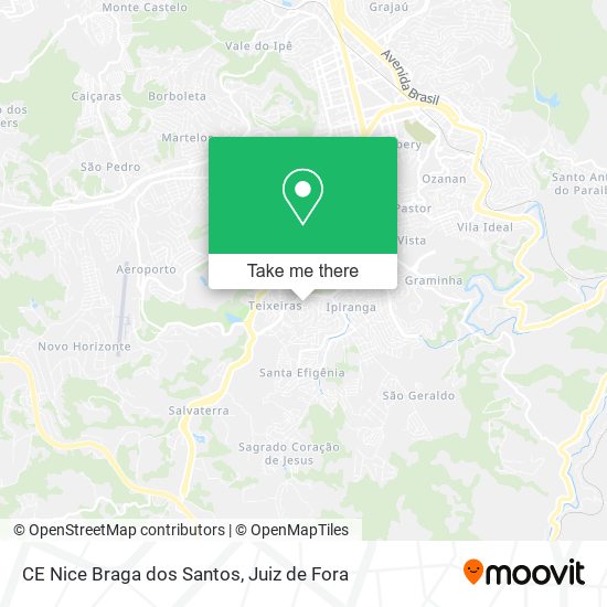 Mapa CE Nice Braga dos Santos