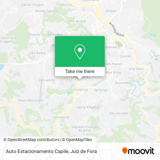 Mapa Auto Estacionamento Capile