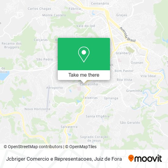 Jcbriger Comercio e Representacoes map