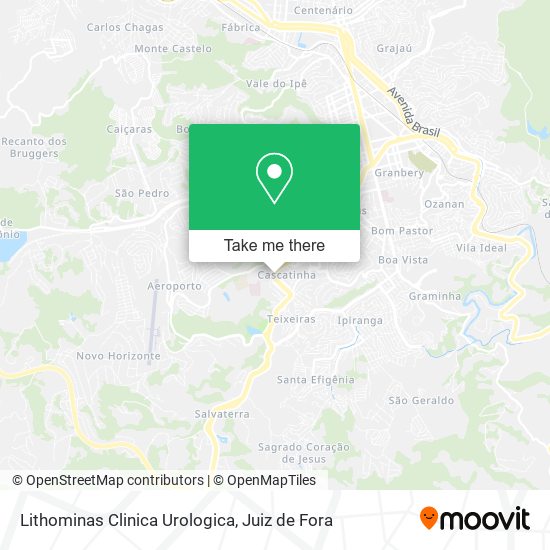 Lithominas Clinica Urologica map
