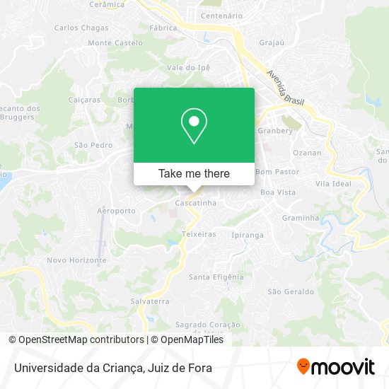 Universidade da Criança map