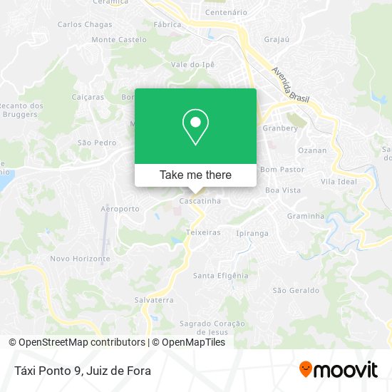 Táxi Ponto 9 map