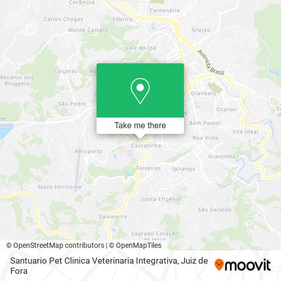 Mapa Santuario Pet Clinica Veterinaria Integrativa