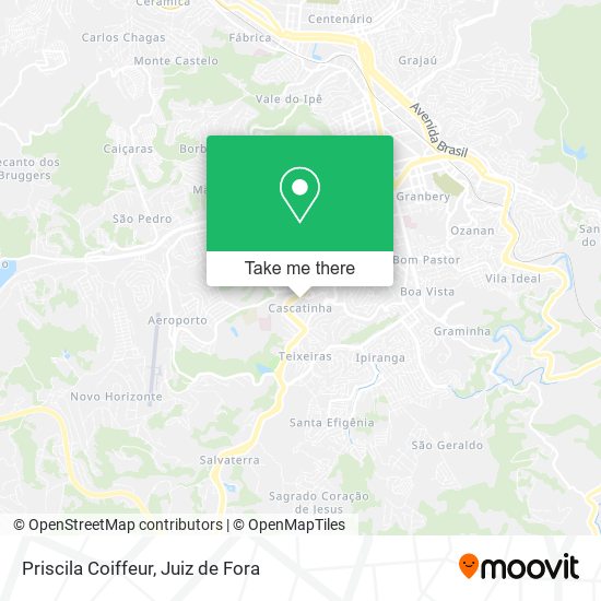 Mapa Priscila Coiffeur