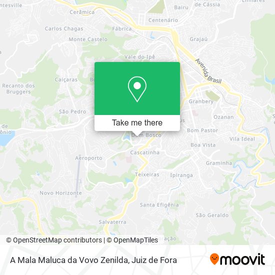 Mapa A Mala Maluca da Vovo Zenilda