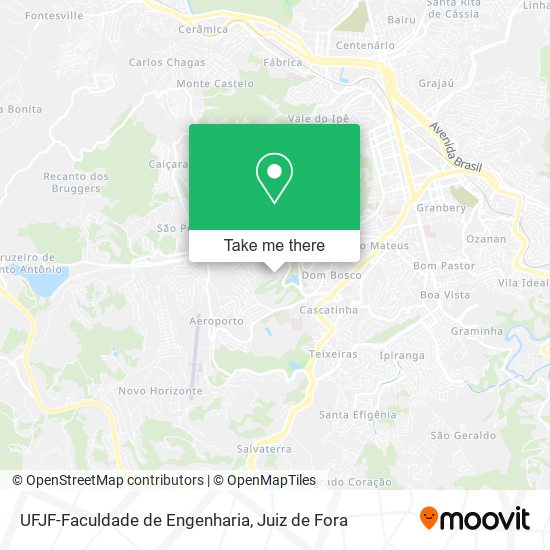 UFJF-Faculdade de Engenharia map