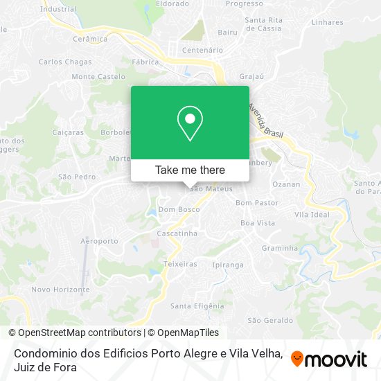 Condominio dos Edificios Porto Alegre e Vila Velha map