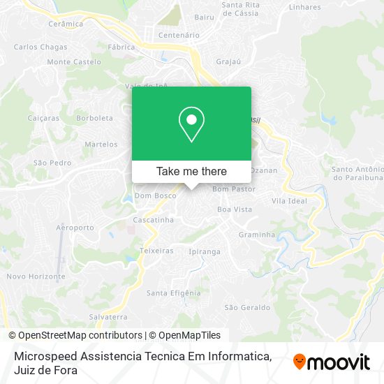 Mapa Microspeed Assistencia Tecnica Em Informatica