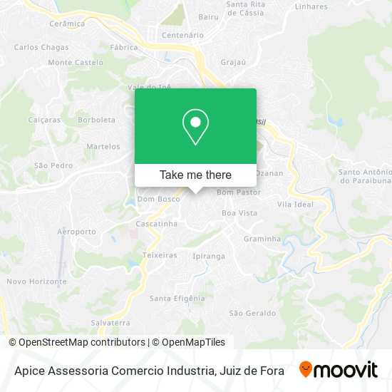 Mapa Apice Assessoria Comercio Industria