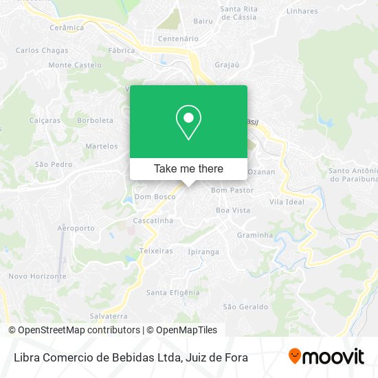 Libra Comercio de Bebidas Ltda map